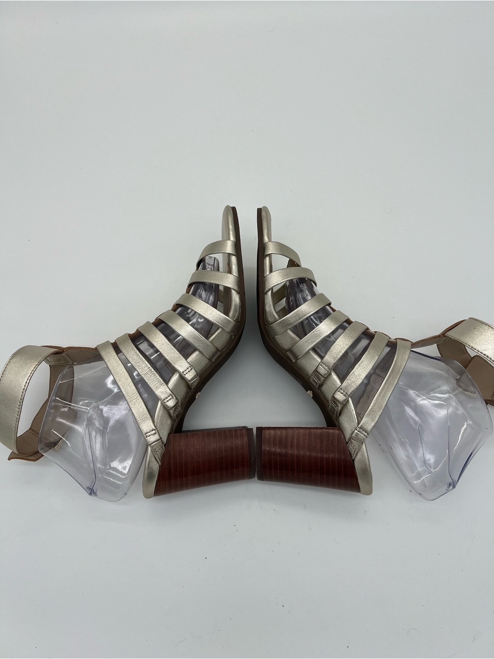 Vionic Metallic Strappy Gladiator Sandals - Gold size 8.5 - Picture 6 of 10